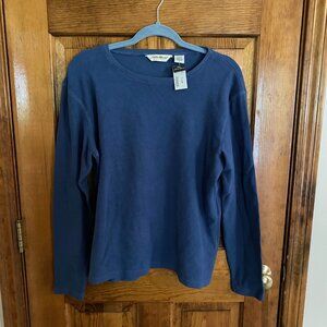 NWT Eddie Bauer Blue Light Thermal Top - L